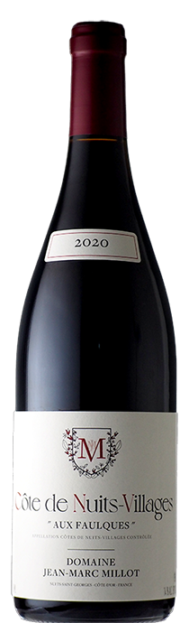 	Côte de Nuits Villages Aux Faulques / Jean Marc Millot	コート・ド・ニュイ・ヴィラージュ　オー・フォルク / ジャン・マルク・ミヨ	2020