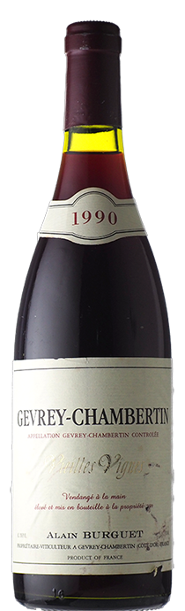 	Gevrey Chambertin Vieilles Vignes / Alain Burguet	ジュヴレ・シャンベルタン ヴィエイユ・ヴィーニュ/ アラン・ビュルゲ	1990