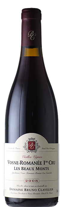  Vosne Romanée Beaux Monts V.V / Bruno Clavelier ヴォーヌ・ロマネ　ボー・モンVV / ブルーノ・クラヴリエ 2008