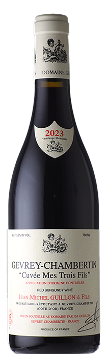 	Gevrey Chambertin Mes Trois Fils / Jean Michel Guillon	ジュヴレ・シャンベルタン　メ・トロワ・フィル / ジャン・ミシェル・ギュイヨン	2023
