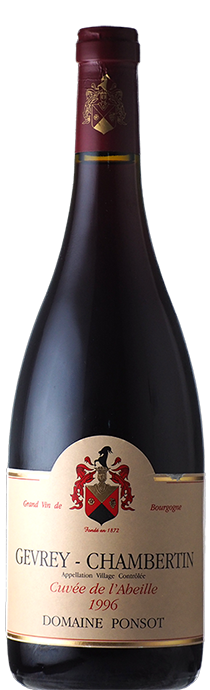  Gevrey Chambertin Cuvée de I'Abeille / Domaine Ponsot ジュヴレ・シャンベルタン　キュヴェ・ド・ラベイユ / ドメーヌ・ポンソ 1996