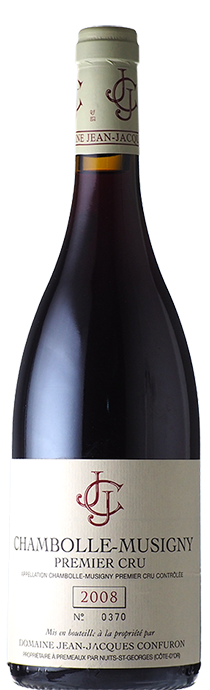	Chambolle Musigny Premier Cru / Jean Jacques Confuron	シャンボール・ミュジニー　プルミエクリュ / ジャン・ジャック・コンフュロン	2008
