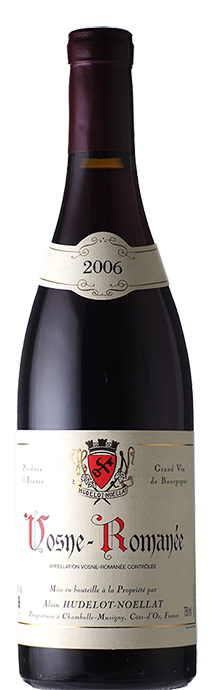 	Vosne Romanée / Alain Hudelot Noellat	ヴォーヌ・ロマネ / アラン・ユドロ・ノエラ	2006