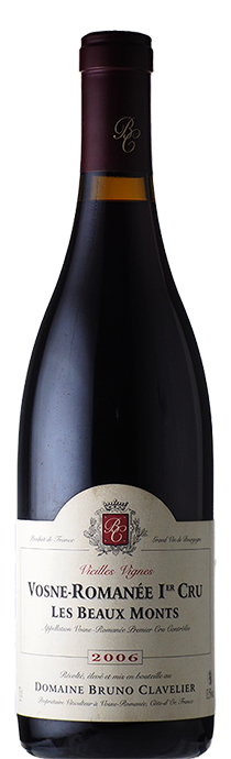 	Vosne Romanée Beaux Monts V.V / Bruno Clavelier	ヴォーヌ・ロマネ　ボー・モンV.V / ブリュノ・クラヴリエ	2006