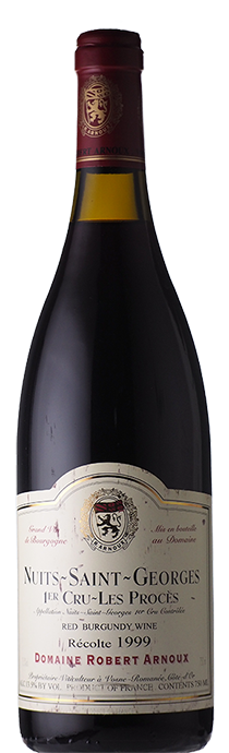 Nuits Saint Georges Procès / Robert Arnoux ニュイ・サン・ジョルジュ　プロシェ / ロベール・アルヌー 1999