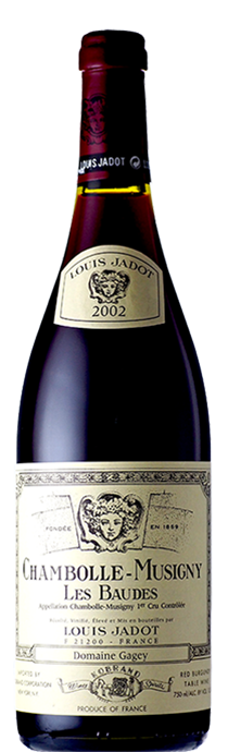 	Chambolle Musigny Baudes / Louis Jadot(Domaine Gagey)	シャンボール・ミュジニー　ボード / ルイ・ジャド（ドメーヌ・ガジェ）	2002
