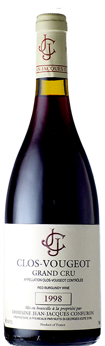 	Clos de Vougeot / Jean Jacques Coufuron	クロ・ド・ヴージョ / ジャン・ジャック・コンフュロン	1998