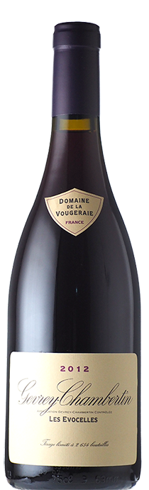  Gevrey Chambertin Evocelles / Domaine de la Vougeraie ジュヴレ・シャンベルタン　エヴォセル / ドメーヌ・ド・ラ・ヴージュレ 2012