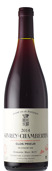  Gevrey Chambertin Clos Prieur / Marc Roy ジュヴレ・シャンベルタン　クロ・プリウール / マルク・ロワ 2014