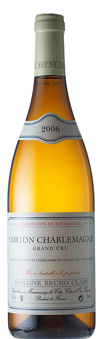  Corton Charlemagne / Bruno Clair コルトン・シャルルマーニュ / ブリュノ・クレール 2006
