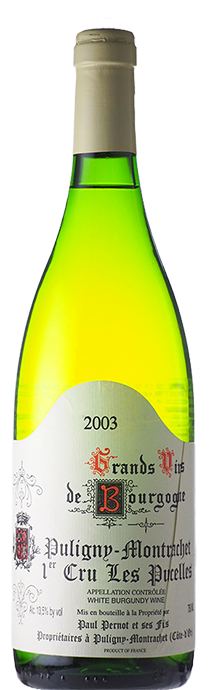  Puligny Montrachet Pucelles / Paul Pernot ピュリニー・モンラッシェ　ピュセル / ポール・ペルノ 2003