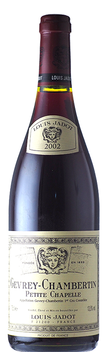  Gevrey Chambertin Petite Chapelle / Louis Jadot ジュヴレ・シャンベルタン　プティ・シャペル / ルイ・ジャド 2002
