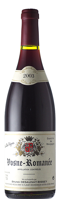  Vosne Romanée Vieilles Vignes / Bruno Desaunay Bissey ヴォーヌ・ロマネ　ヴィエイユ・ヴィーニュ / ブリュノ・デゾネィ・ビセィ 2003
