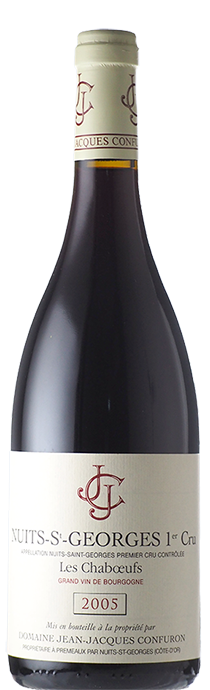  Nuits St Georges Chaboeufs / Jean Jacques Confuron ニュイ・サン・ジョルジュ　シャブッフ / ジャン・ジャック・コンフュロン 2005