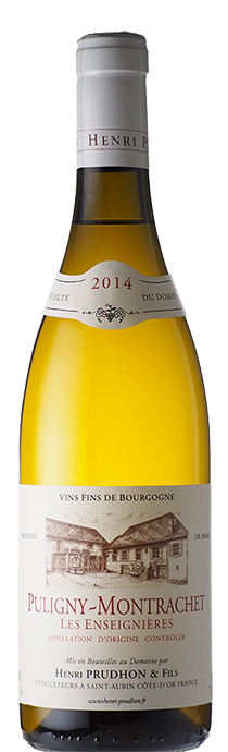  Puligny Montrachet Les Enseignères / Henri Prudhon ピュリニー・モンラッシェ　レ・ザンセニエール / アンリ・プリュードン 2014