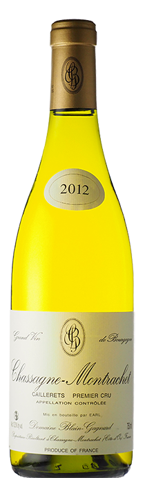  Chassagne Montrachet Caillerets / Blain Gagnard シャサーニュ・モンラッシェ　カイユレ / ブラン・ガニャール 2012