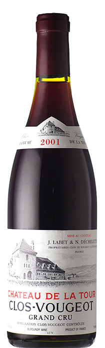  Clos de Vougeot / Chateau de la tour クロ・ド・ヴージョ / シャトー・ド・ラトゥール 2001