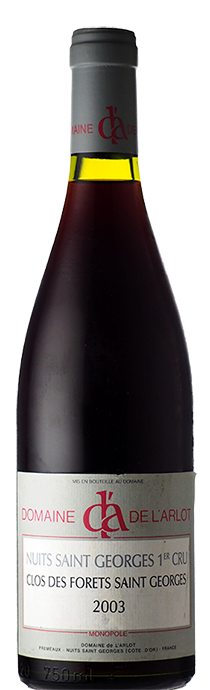  Nuits Saint Georges Clos des Forets Saint Georges / Domaine de L’Arlot ニュイ・サン・ジョルジュ　クロ・デ・フォレ・サンジョルジュ / ドメーヌ・ド・ラルロ 2003