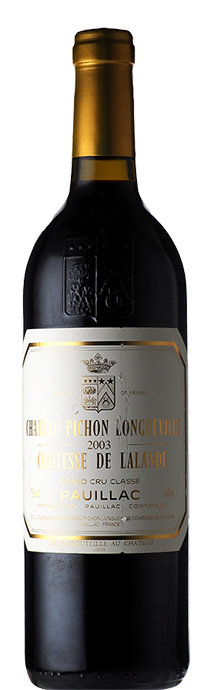  Chateau Pichon Longueville Comtesse de Lalande シャトー・ピション・ロングヴィル・コンテス・ド・ラランド 2003