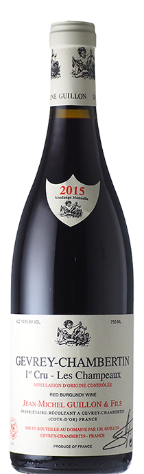 	Gevrey Chambertin Champeaux / Jean Michel Guillon	ジュヴレ・シャンベルタン　シャンポー / ジャン・ミシェル・ギュイヨン	2015