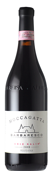  Barbaresco Bric Balin / Moccagatta バルバレスコ　ブリック・バリン / モッカガッタ 2008