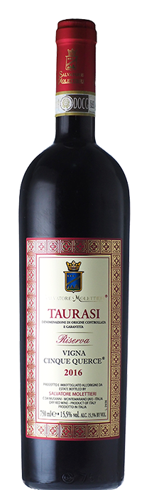  Taurasi Cinque Querce Riserva / Salvatore Molettieri タウラージ　チンクエ・クエルチェ　リゼルヴァ / サルヴァトーレ・モレッティエッリ 2016