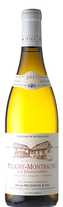  Puligny Montrachet Les Enseignères / Henri Prudhon ピュリニー・モンラッシェ　レ・ザンセニエール / アンリ・プリュードン 2017