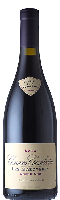  Charmes Chambertin Mazoyères / Domaine de la Vougeraie シャルム・シャンベルタン　レ・マゾワイエール / ドメーヌ・ド・ラ・ヴージュレ 2012