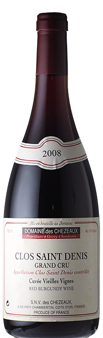 Clos Saint Denis / Domaine des Chezeaux(Ponsot) クロ・サン・ドニ / ドメーヌ・デ・シェゾー（ポンソ） 2008
