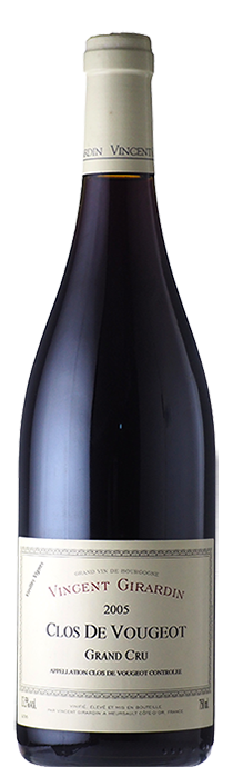  Clos de Vougeot / Vincent Girardin クロ・ド・ヴージョ / ヴァンサン・ジラルダン 2005