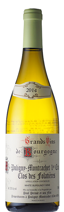  Puligny Montrachet Clos des Folatières / Paul Pernot ピュリニー・モンラッシェ　クロ・デ・フォラティエール / ポール・ペルノ 2014