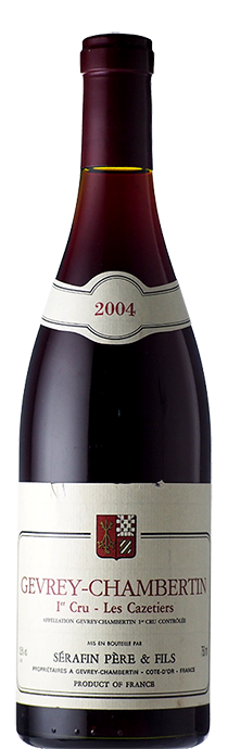 	Gevrey Chambertin Cazetiers / Sérafin Père&Fils	ジュヴレ・シャンベルタン　カズティエ / セラファン・ペール＆フィス	2004