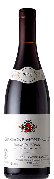 	Chassagne Montrachet Morgeot Rouge / Ramonet	シャサーニュ・モンラッシェ　モルジョ　ルージュ / ラモネ	2010